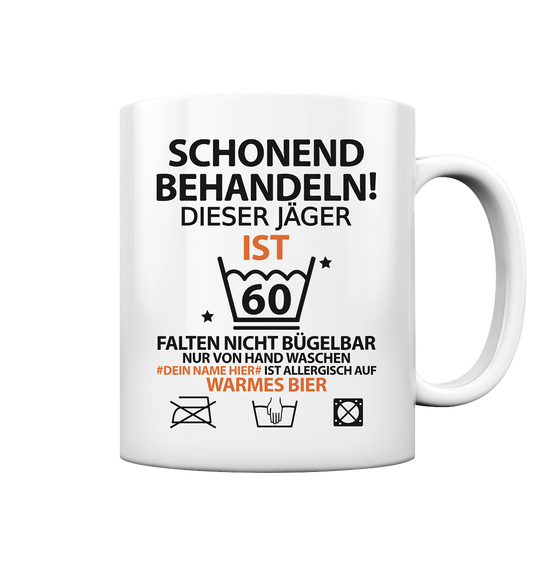 60 Geburtstag Jäger | Geschenk mit Jägernamen  Tasse