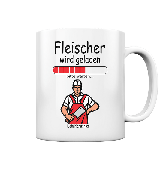 Fleischer Ausbildung | Geschenk erster Ausbildungstag Tasse