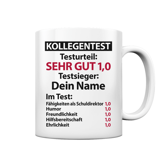 Abschiedsgeschenk für Schuldirektor Geschenk  - Witzige Namens Tasse