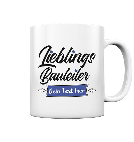 Abschiedsgeschenk zum Abschied Bauleiter Bauleiterin Tasse