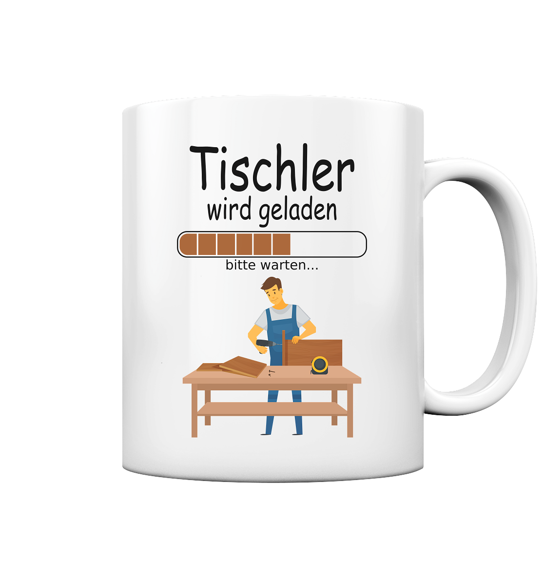 Geschenk für angehenden Tischler wird geladen Tasse 