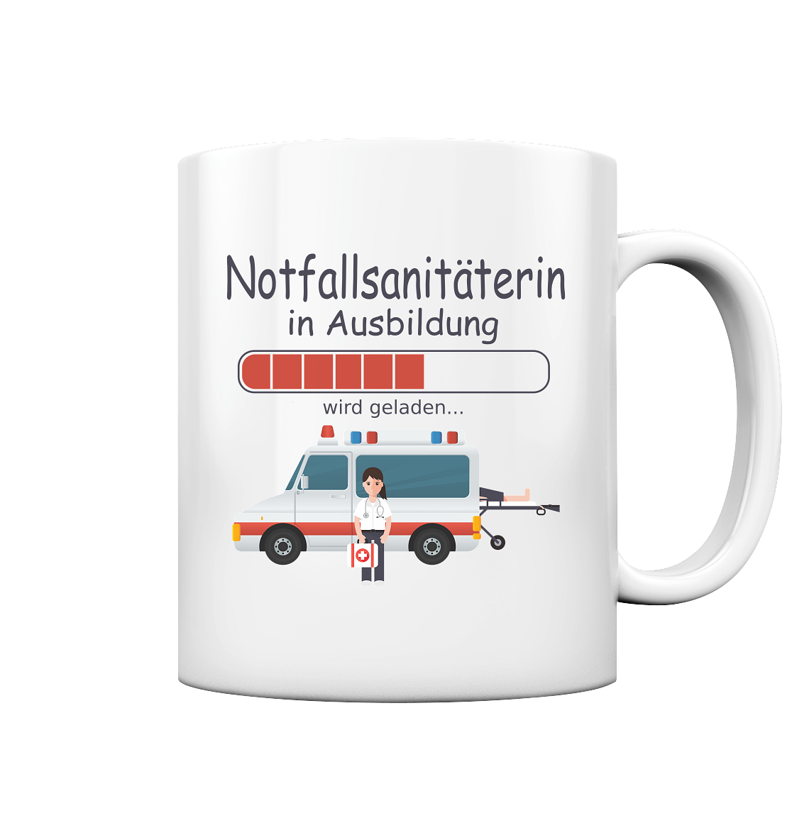Angehende Notfallsanitäterin Geschenk in Ausbildung Tasse