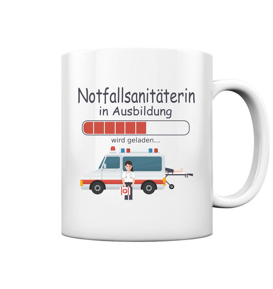 Angehende Notfallsanitäterin Geschenk in Ausbildung Tasse