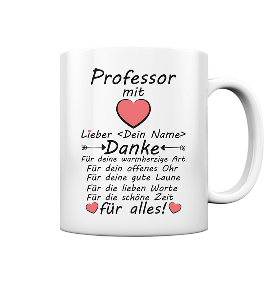 Geschenk für Professor | Unsere Dankeschön Tasse 