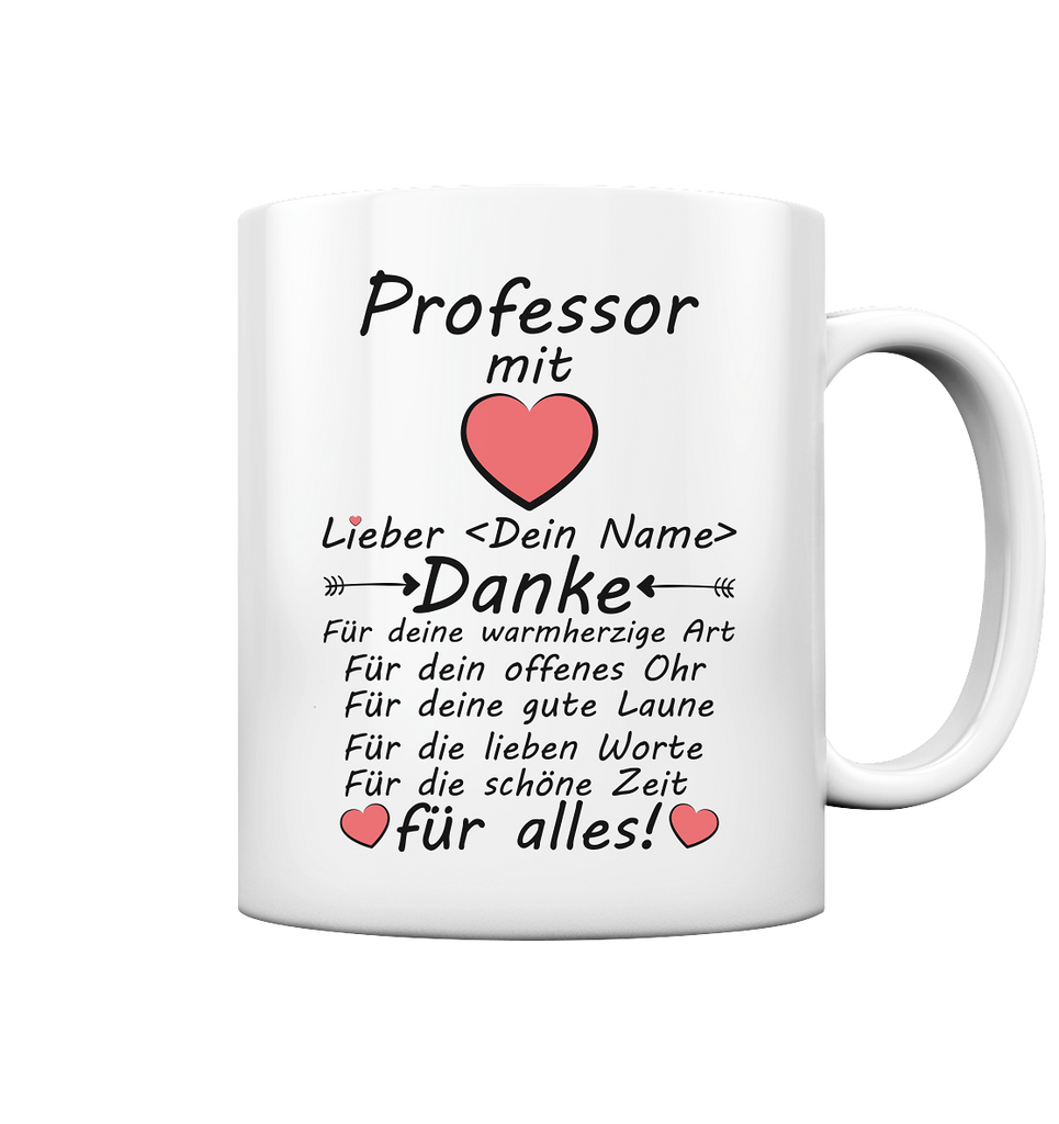 Geschenk für Professor | Unsere Dankeschön Tasse 