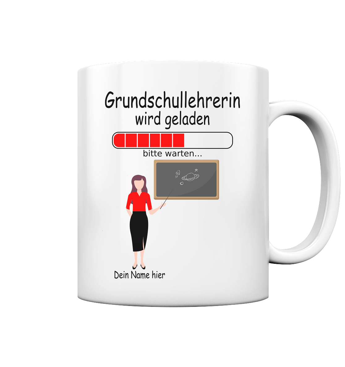 Geschenk für Angehende Grundschullehrerin  Tasse personalisiert