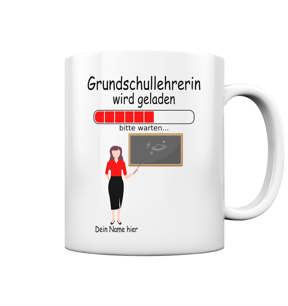 Geschenk für Angehende Grundschullehrerin  Tasse personalisiert