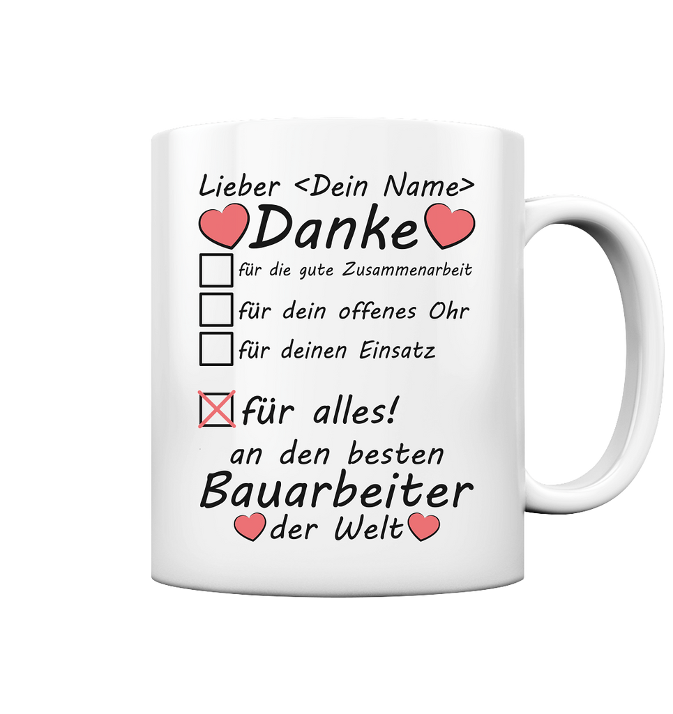 Dankeschön für Bauarbeiter | Richtfest Geschenk