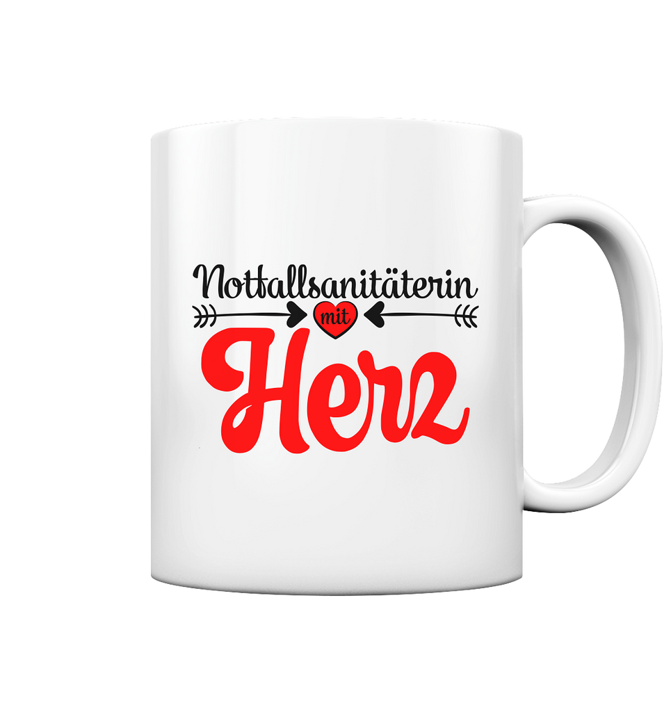 Notfallsanitäterin Geschenk - Tasse mit Herz