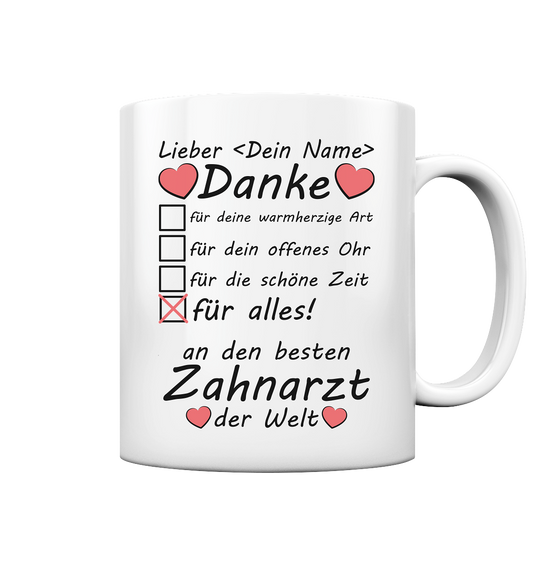 Zahnarzt  | Abschiedsgeschenk | um Chef Danke zu sagen