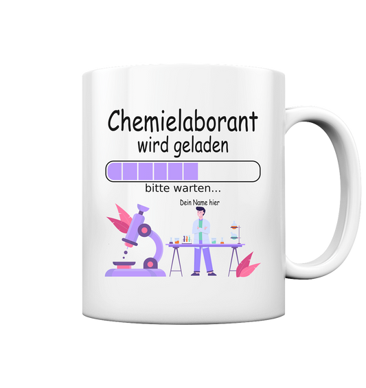 Chemielaborant Ausbildung | Geschenk mit Wunschtext tasse