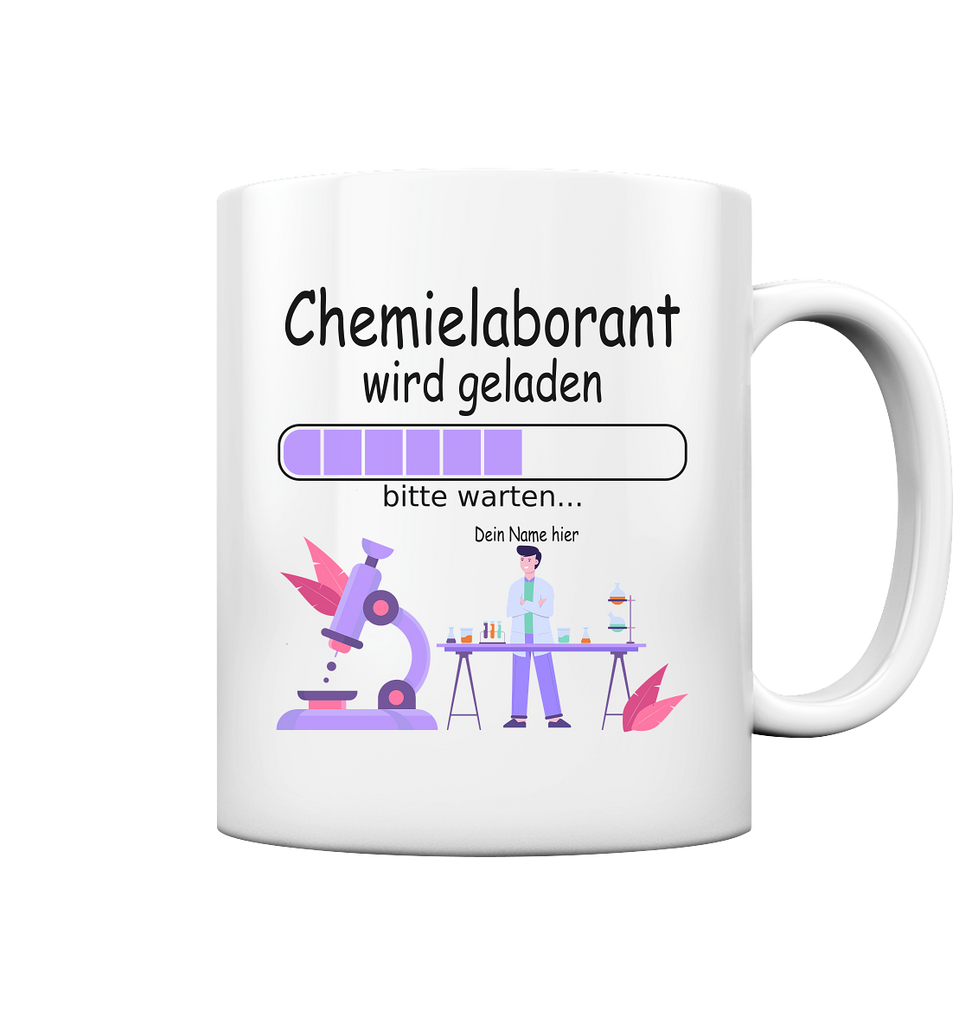 Chemielaborant Ausbildung | Geschenk mit Wunschtext tasse