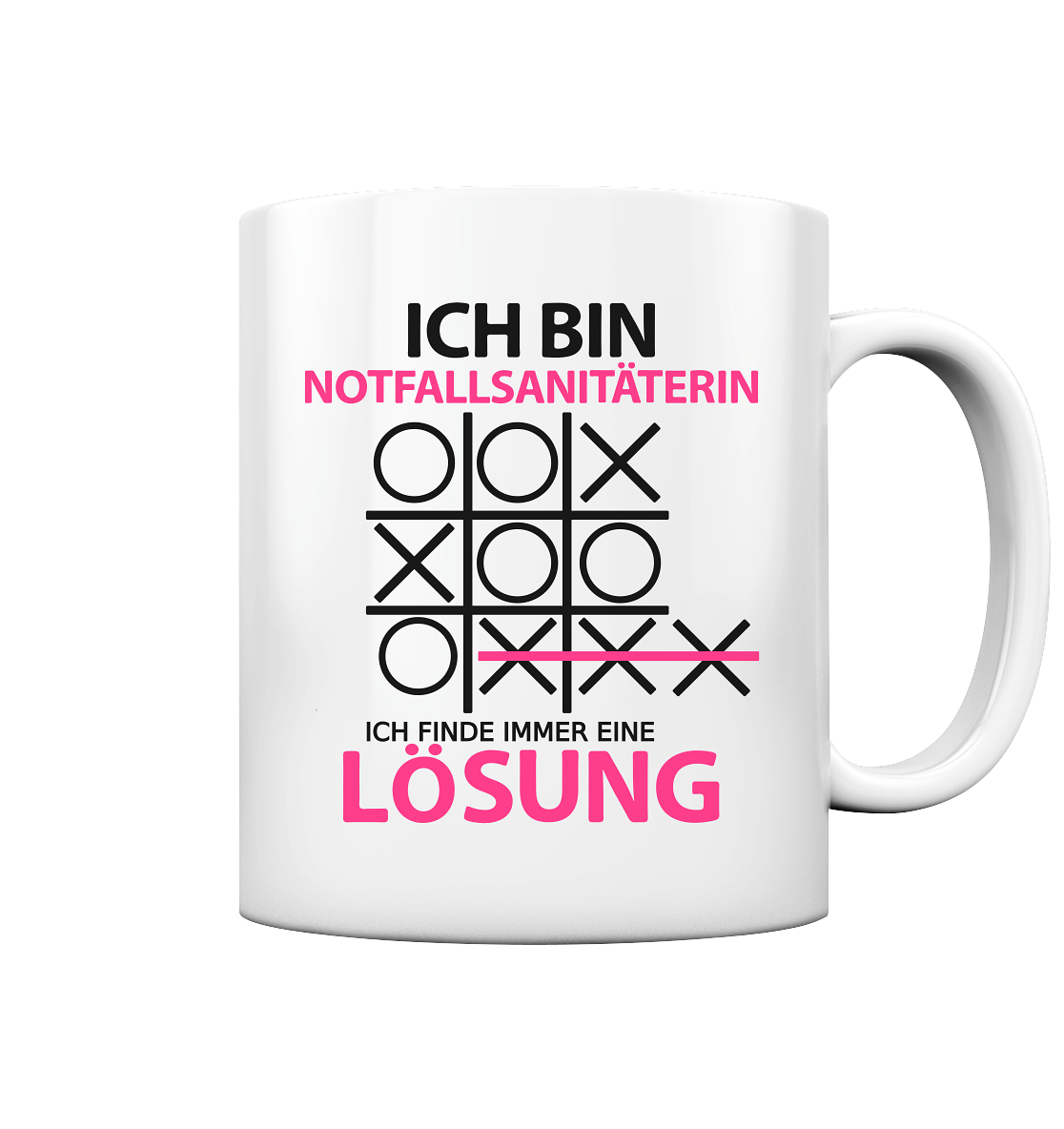 Geschenk für Notfallsanitäterin - Lustige Sprüche Tasse Ich Bin
