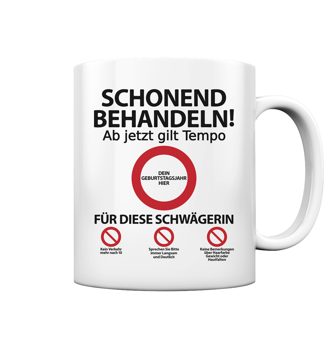 50 Geburtstagsgeschenk Schwägerin gesucht? - Lustige Sprüche Tasse