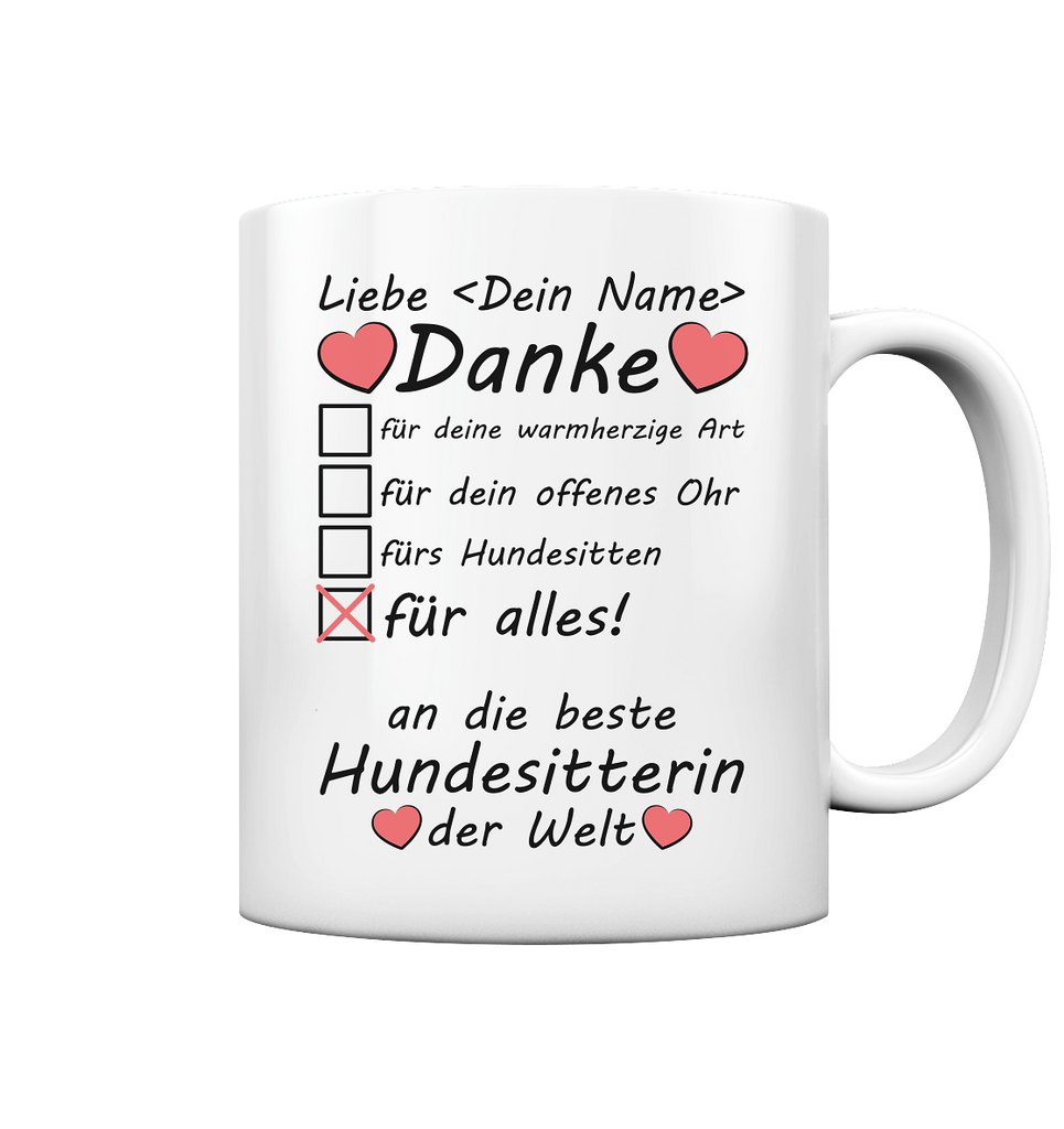 Hundesitterin Geschenk | als Dankeschön