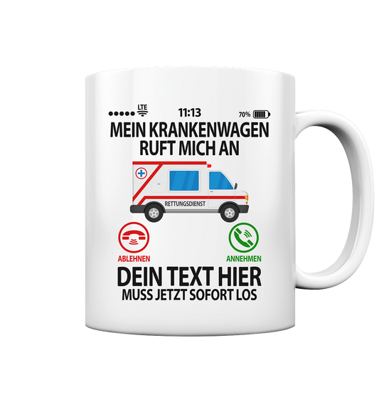Personalisierte Tasse | Rettungsdienst