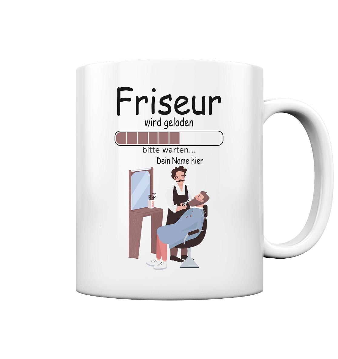 Angehende Friseur Geschenk - Personalisierte Tasse
