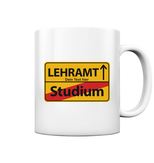 Studienabschluss Lehramt zum Abschluss Geschenk - Tasse Personalisiert