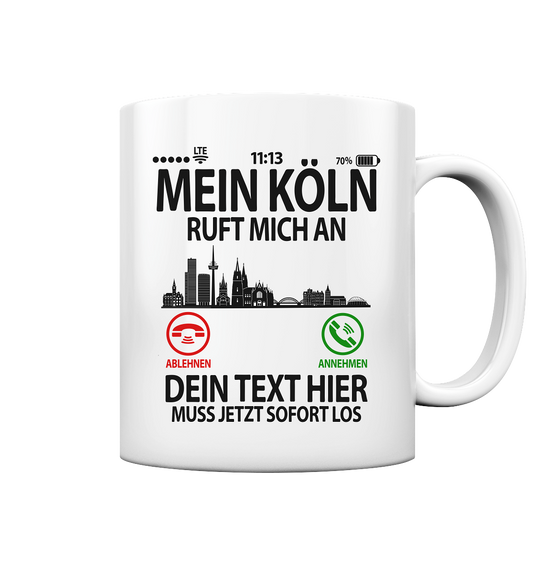 Neu Kölner | Geschenk | Lustige Tasse mit Namen