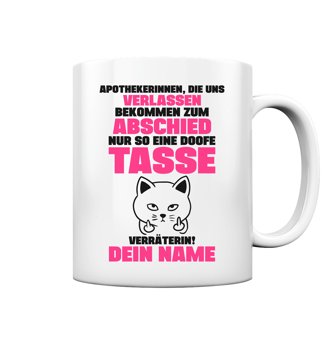 Abschiedsgeschenk Apotheke Apothekerin für Kollegin