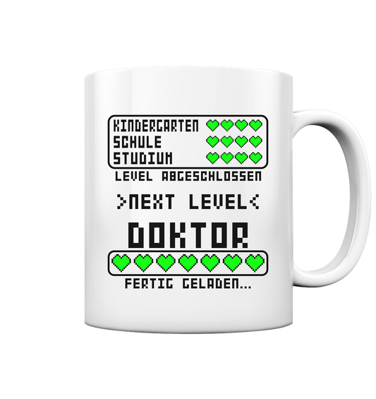 Geschenk zur bestandenen Doktorprüfung - Lustige Tasse Fertig Geladen