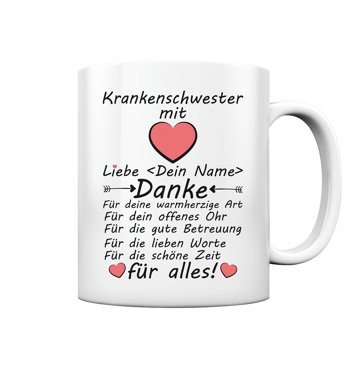 Danke Tasse an Schwestern Personal |  im Krankenhaus