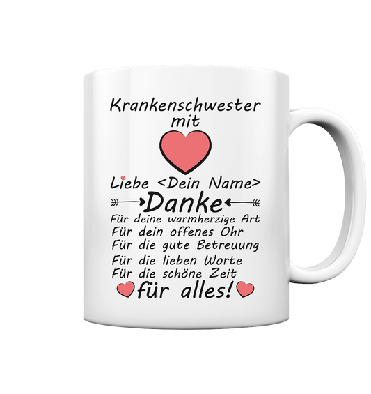 Danke Tasse an Schwestern Personal |  im Krankenhaus