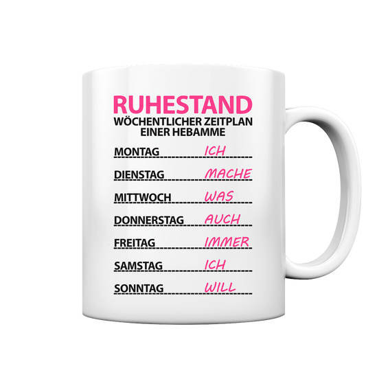 Hebamme im Ruhestand | Geschenk | Tasse