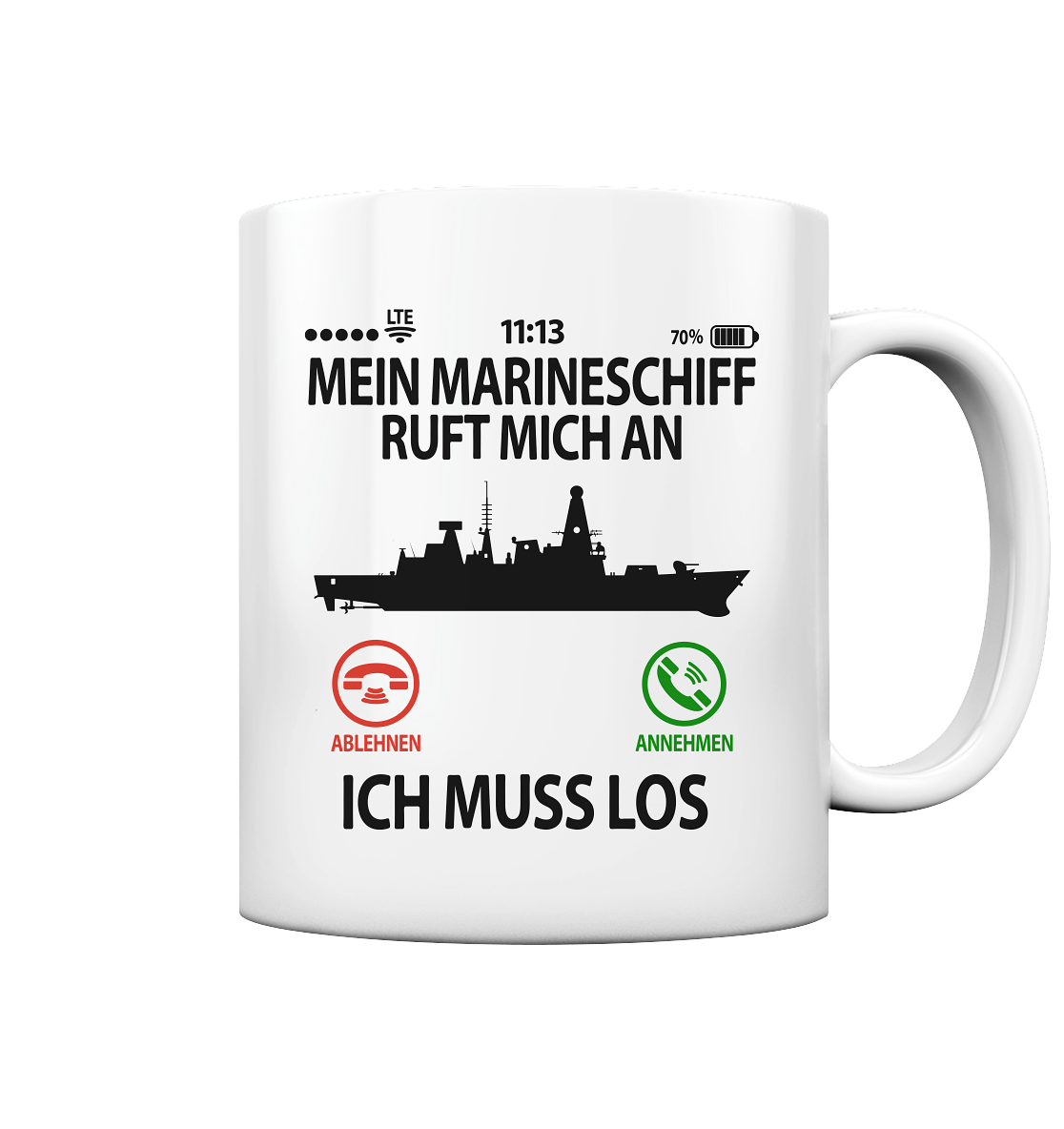 Marinesoldaten Geschenk - Tasse
