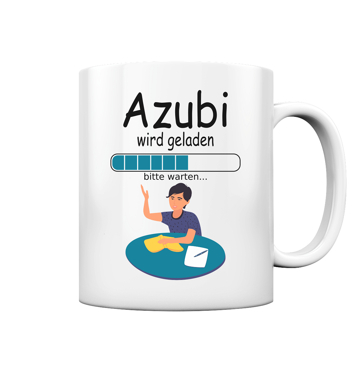 Willkommensgeschenk Geschenk für neue Azubi Azubine Ausbildungsbeginn Tasse