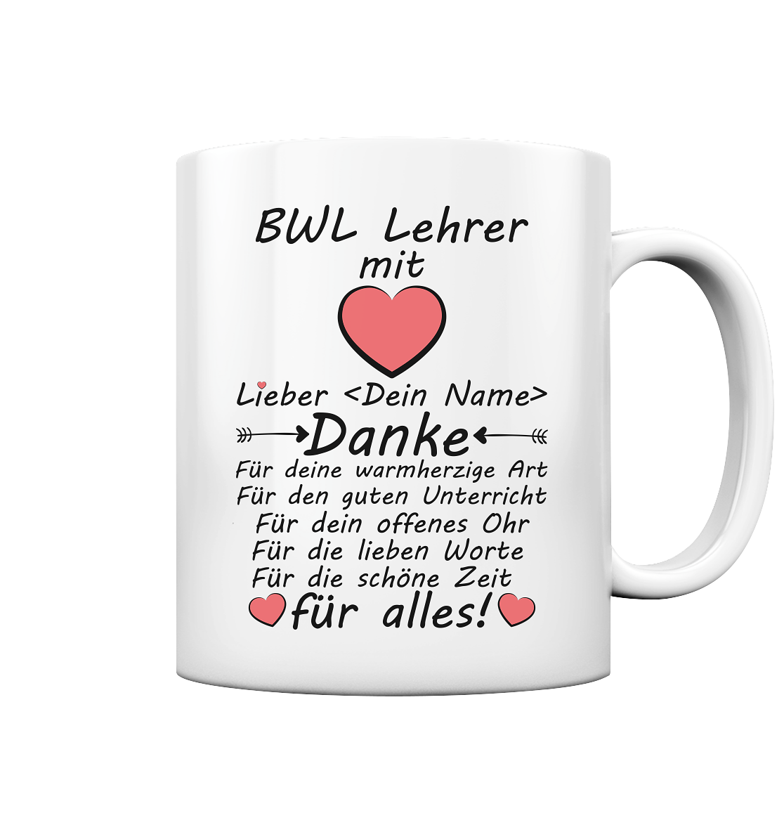 BWL Lehrer | Danke und Abschied | Geschenk 