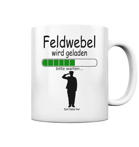 Ausbildung Geschenk zum Feldwebel | Personalisierbar  tasse