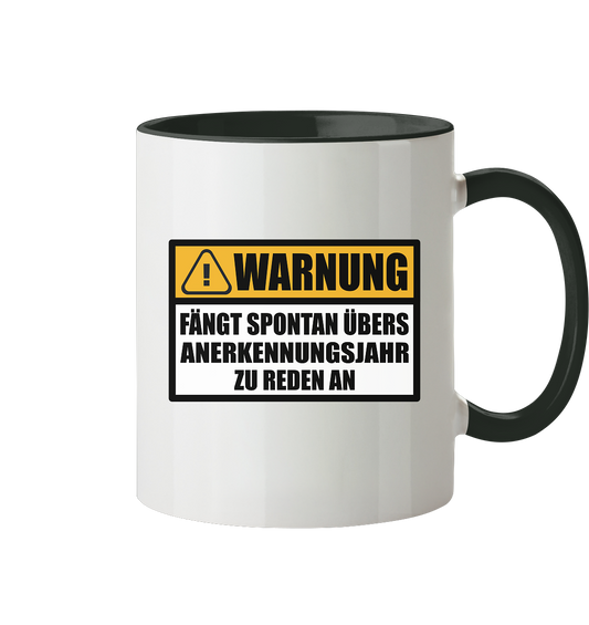 Abschiedsgeschenk  | nach Anerkennungsjahr  | Sprüche Tasse