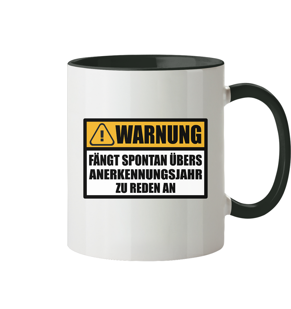 Abschiedsgeschenk  | nach Anerkennungsjahr  | Sprüche Tasse