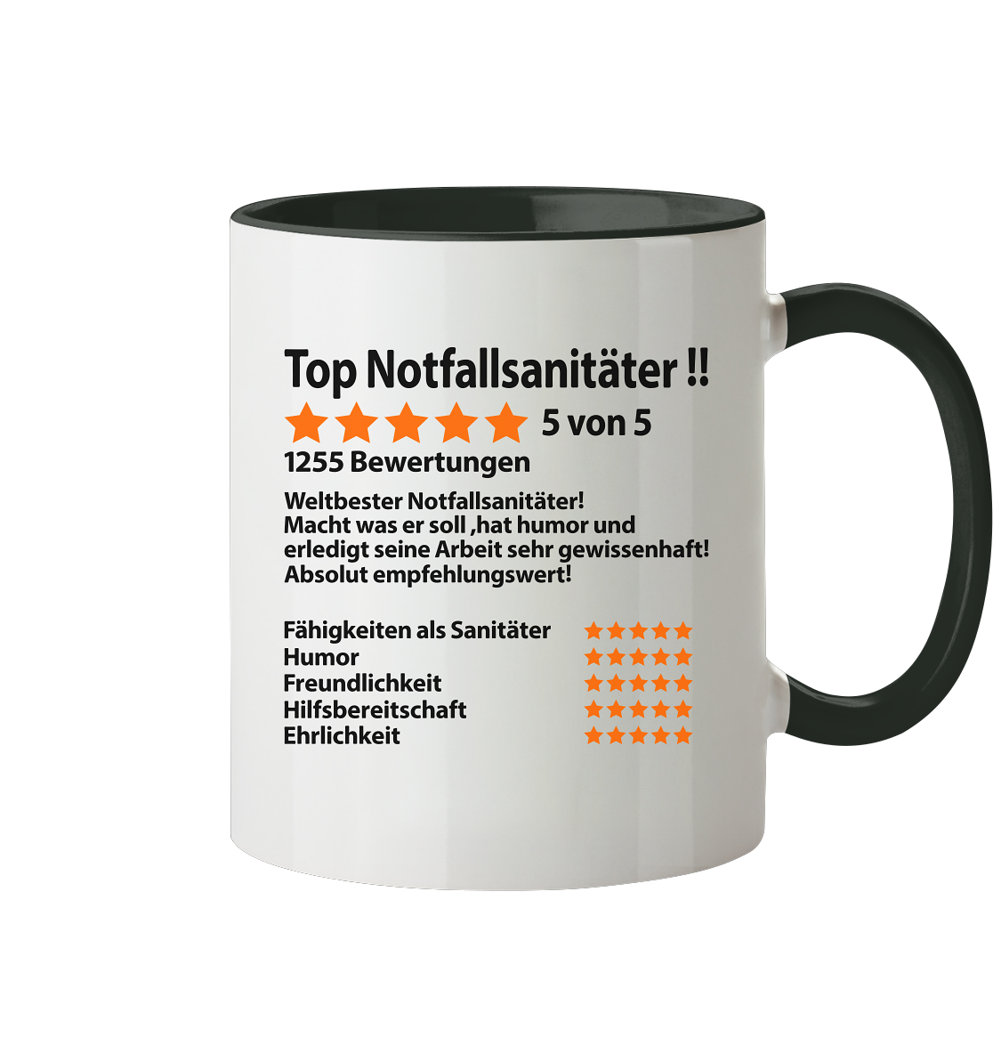 Geschenk für Notfallsanitäter - witzige Tasse zum Abschied