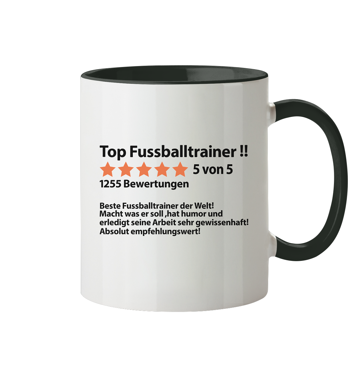 Abschiedsgeschenk Fußball Trainer Fussballtrainer Tasse am Saison Ende