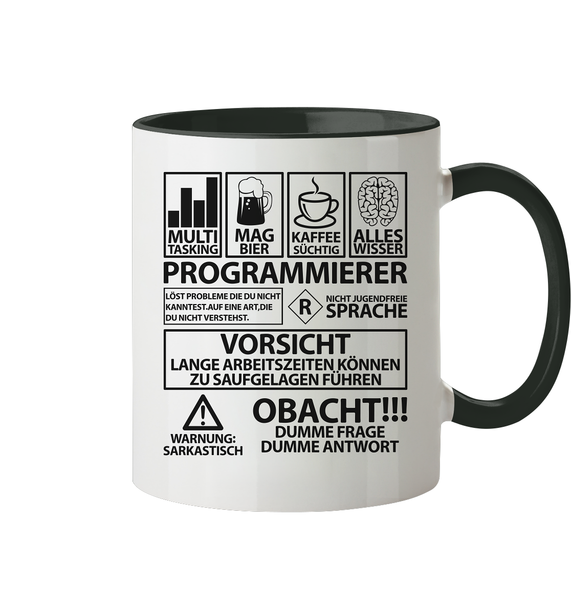 Lustige Programmierer Sprüche Tasse Personalisiert