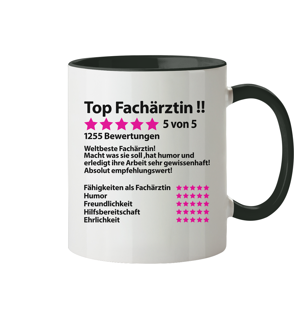 Fachärztin Geschenk - Witzige Sprüche Tasse als Abschiedsgeschenk