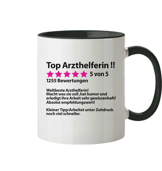 Abschiedsgeschenk Arzthelferin MFA Tasse für Kollegin 