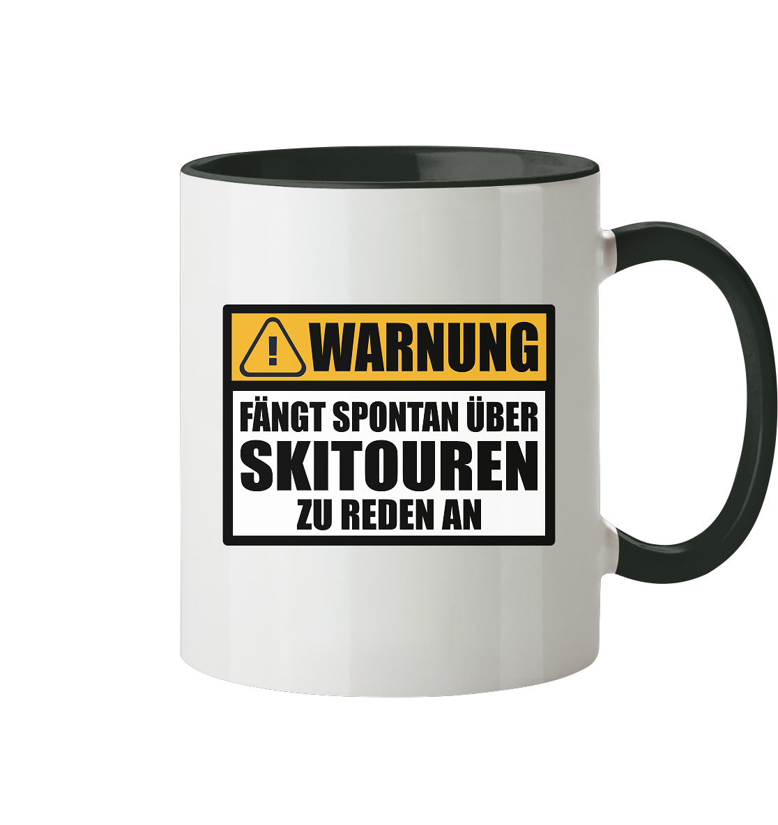 Geschenk für Skitourengeher Tourengeher - Sprüche Tasse Skitour ruft an