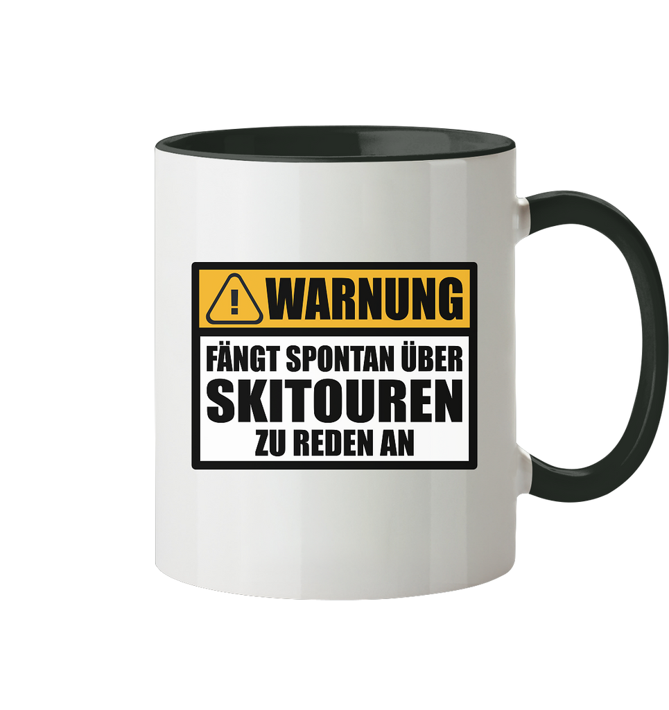 Geschenk für Skitourengeher Tourengeher - Sprüche Tasse Skitour ruft an