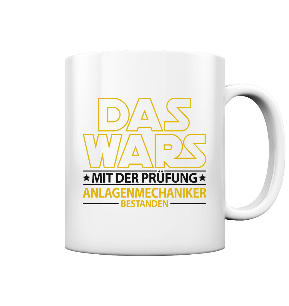 Anlagenmechaniker Gesellenprüfung bestanden Geschenk - Tasse