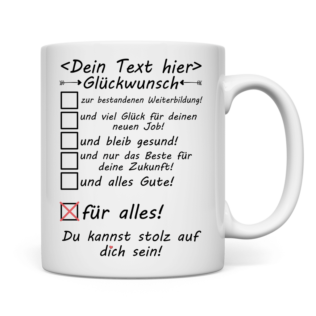 Glückwünsche zur bestandenen Weiterbildung | Geschenk