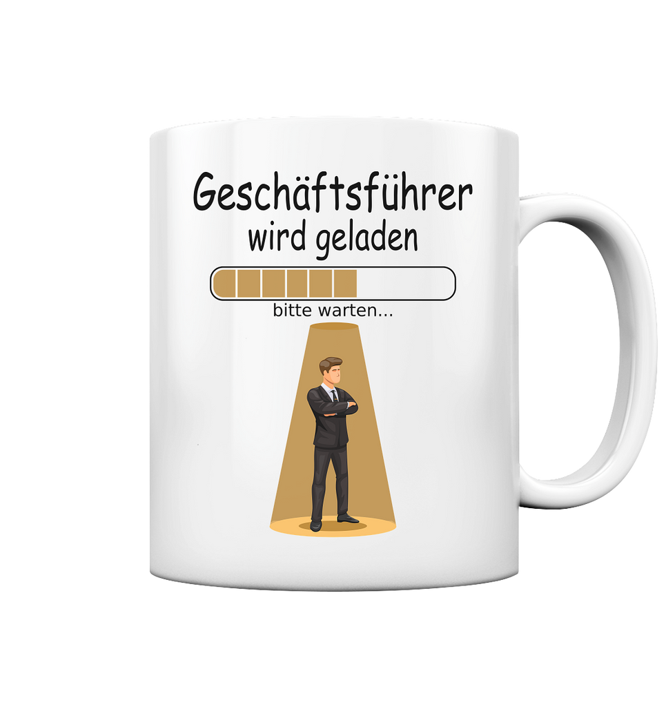 Geschenk für neuen Geschäftsführer - Power und Humor in einer Tasse