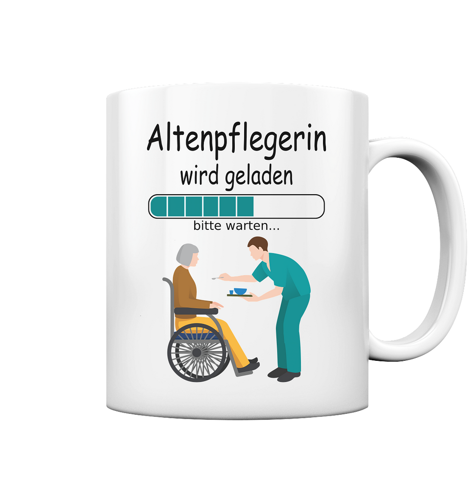 Angehende Alterpflegerin in Ausbildung Tasse als Geschenk zum Ausbildungsbeginn