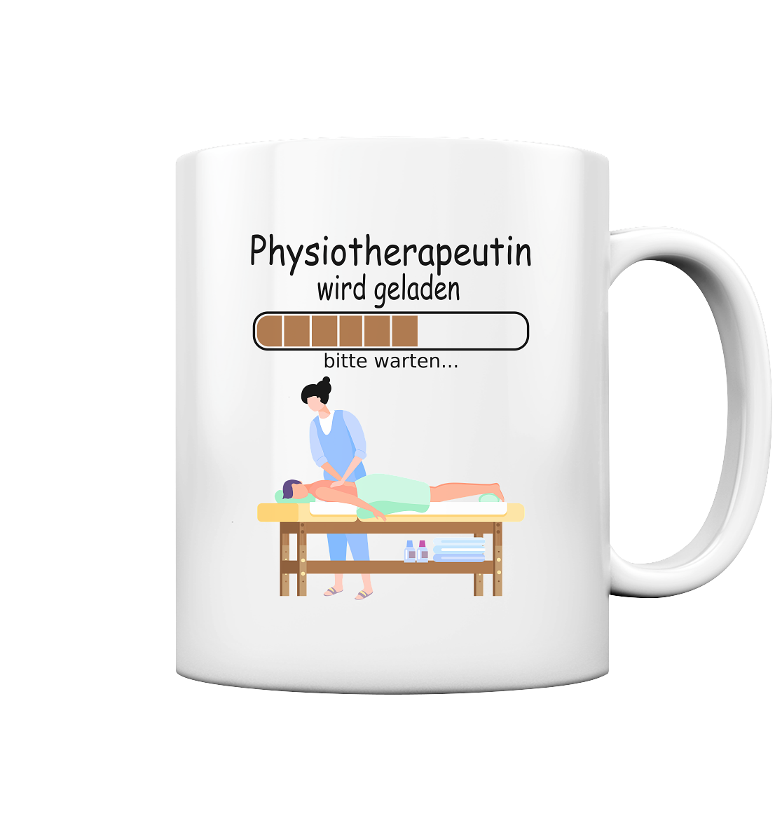 Angehende Physiotherapeutin Tasse