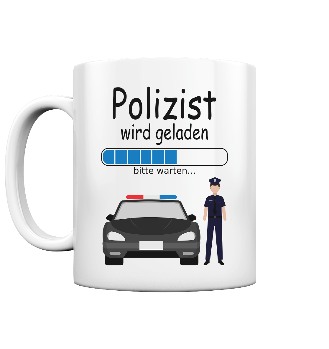 Angehender Polizist Tasse Ausbildungsbeginn wird geladen