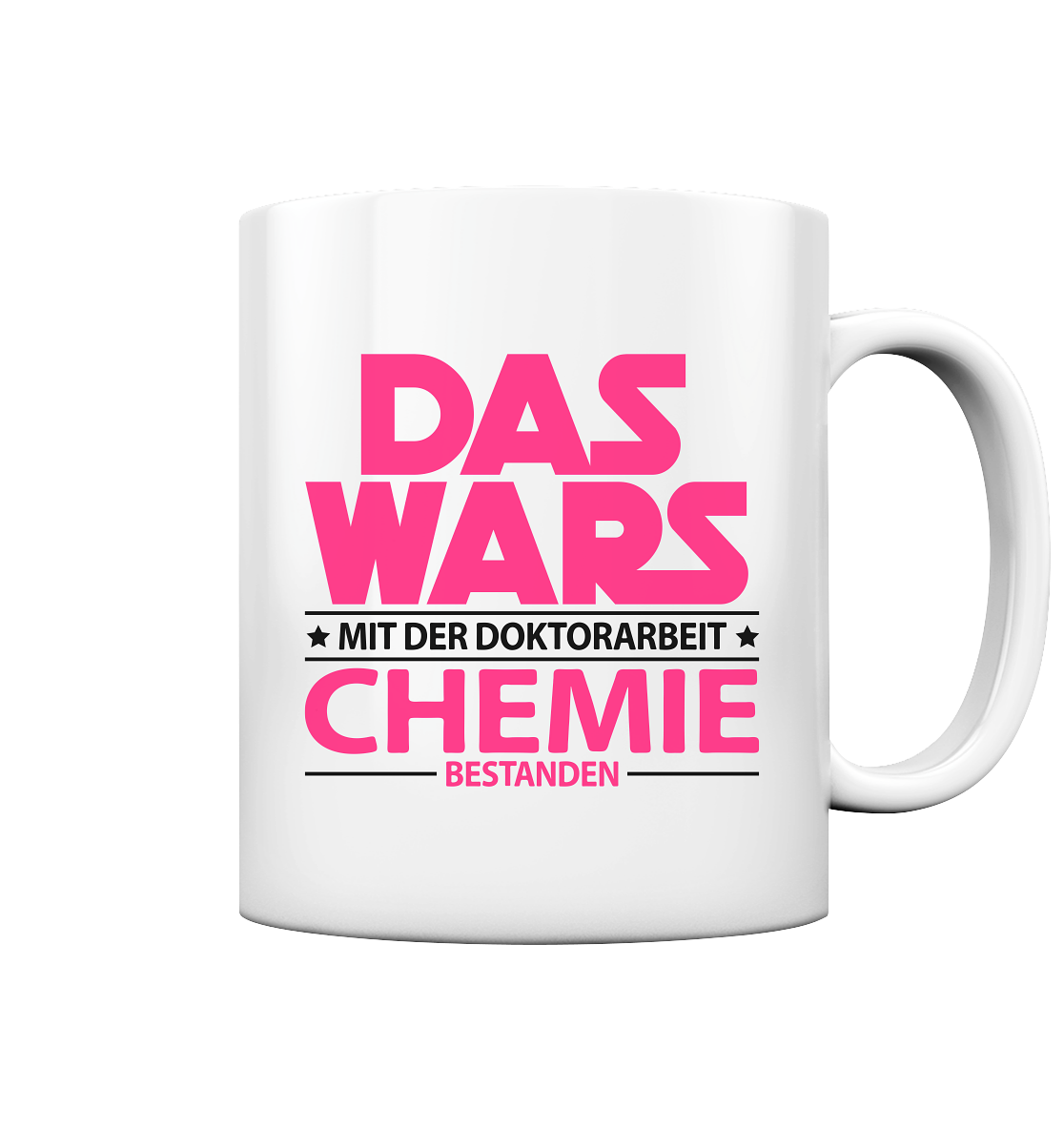 Doktortitel Doktorarbeit in Chemie Abschluss bestanden Geschenk - Tasse