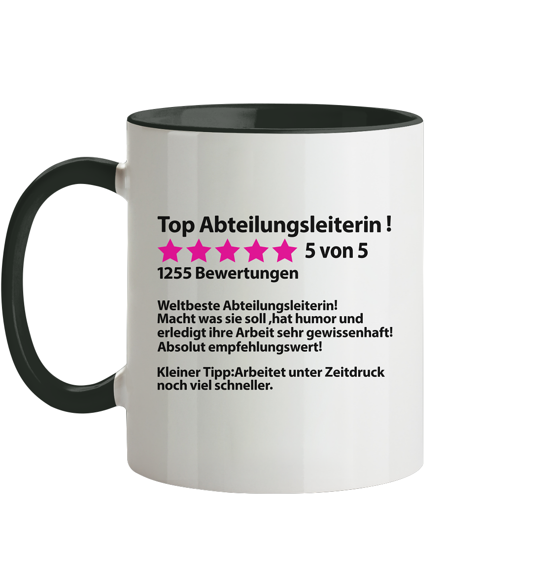 Abschiedsgeschenk für Abteilungsleiter Abteilungsleiterin Tasse