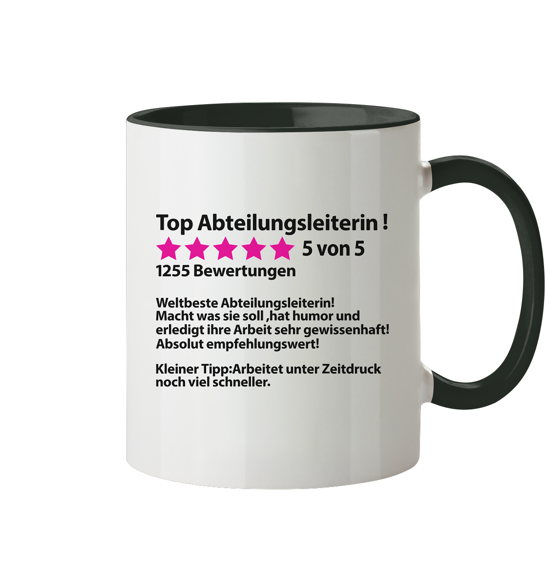 Abschiedsgeschenk für Abteilungsleiter Abteilungsleiterin Tasse